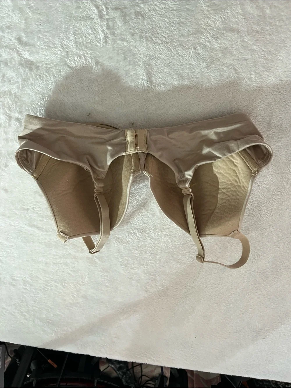 Auden The Icon Lightly Lined Everyday Beige Nude T-Shirt Bra Smooth Support 38B